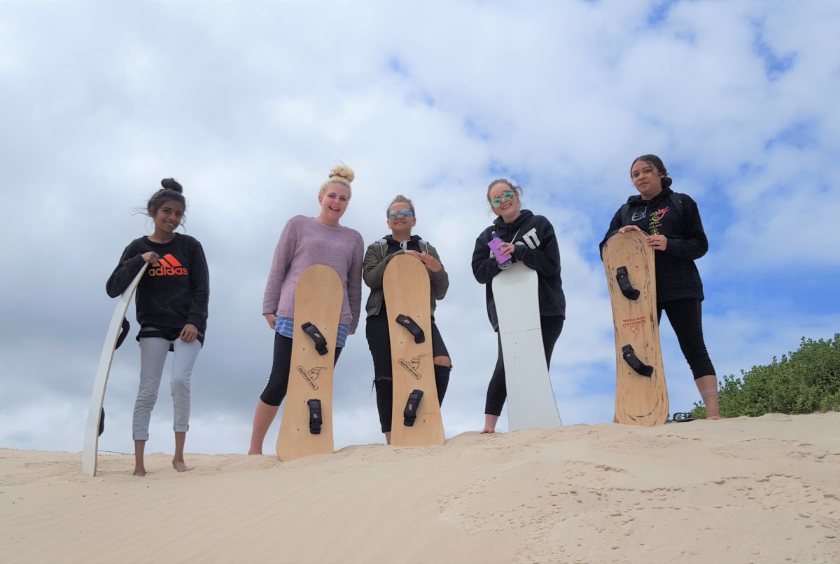 Geraldton-Family-and-Youth-Support-Service-sandboarding-activity